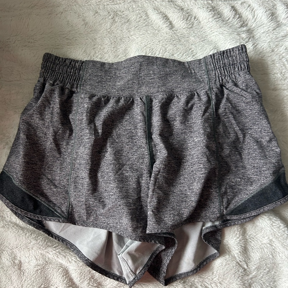Gray HR Lululemon Hotty Hot Shorts